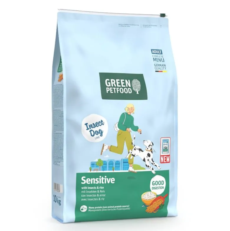 Green Petfood InsectDog Sensitive med insekter & Ris