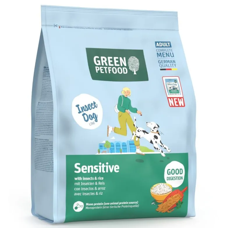 Green Petfood InsectDog Sensitive med insekter & Ris