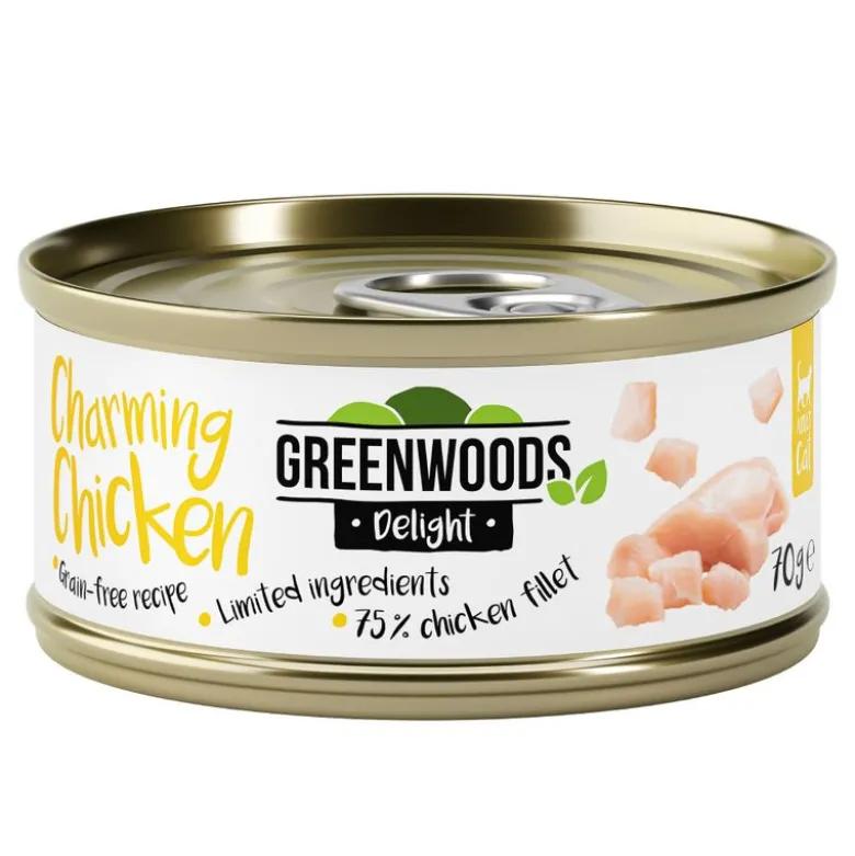 Greenwoods Delight Blandet Pakke 6 x 70 g
