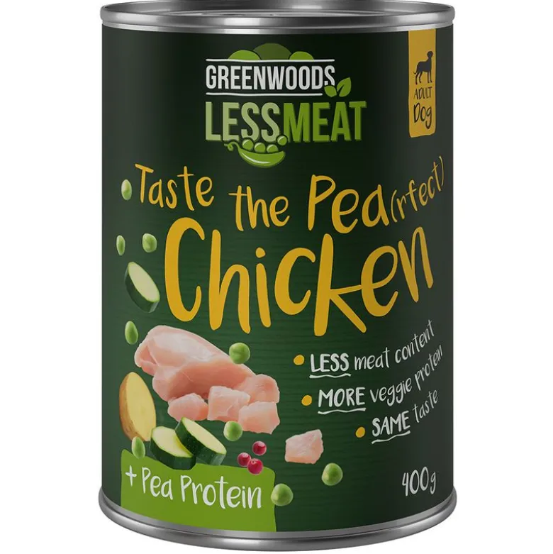 Greenwoods Less Meat Peas Ærter 6 x 400 g