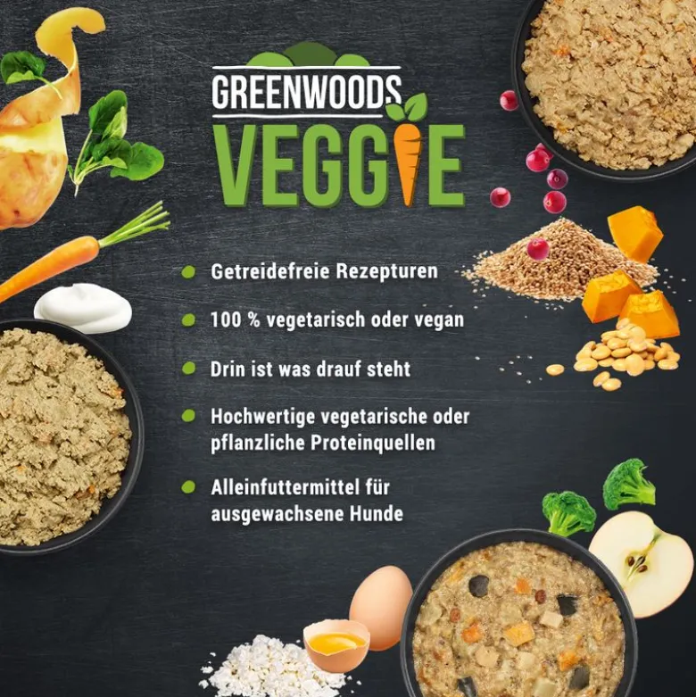 Greenwoods Veggie Hytteost, Æg, Æble & Broccoli