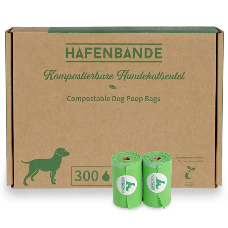 HAFENBANDE biologisk nedbrydelige hundeposer