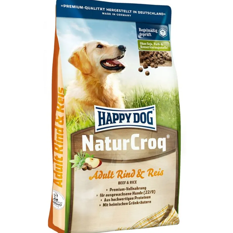 Happy Dog NaturCroq Oksekød & Ris