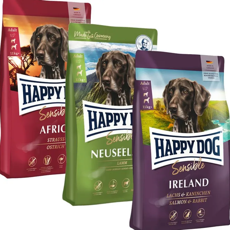 Happy Dog Supreme "Kulinarisk Jordomrejse", 3 x 4 kg