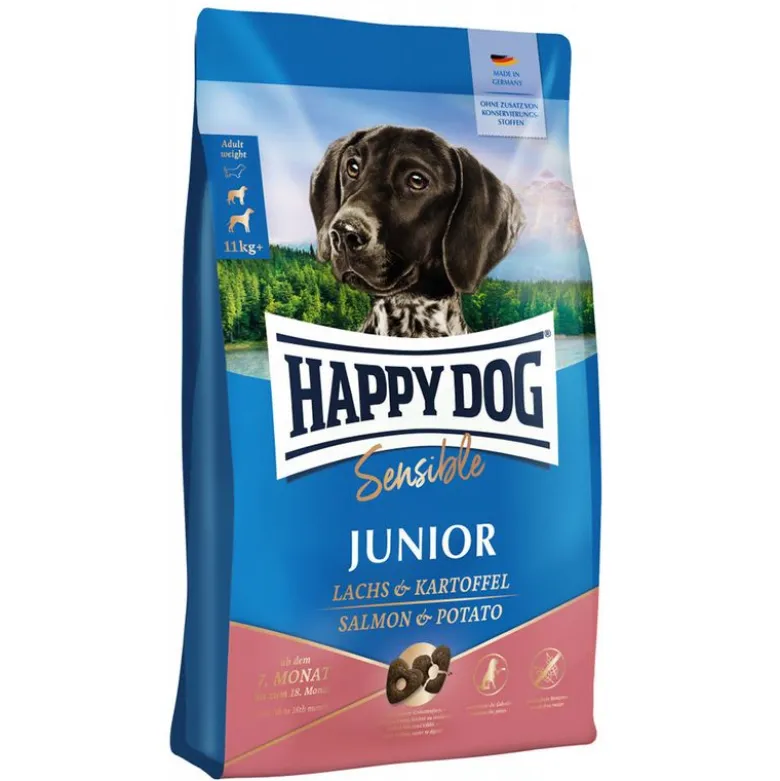 Happy Dog Supreme Sensible Junior Kylling, Laks & Kartofler