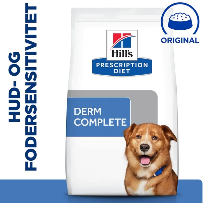Hill’s Prescription Diet Derm Complete med ris og æg