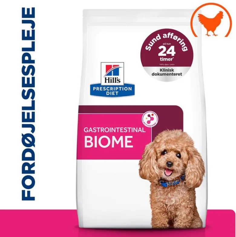 Hill's Prescription Diet Gastrointestinal Biome Mini hundefoder med kylling