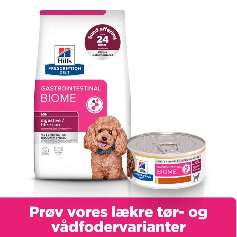 Hill's Prescription Diet Gastrointestinal Biome Mini hundefoder med kylling