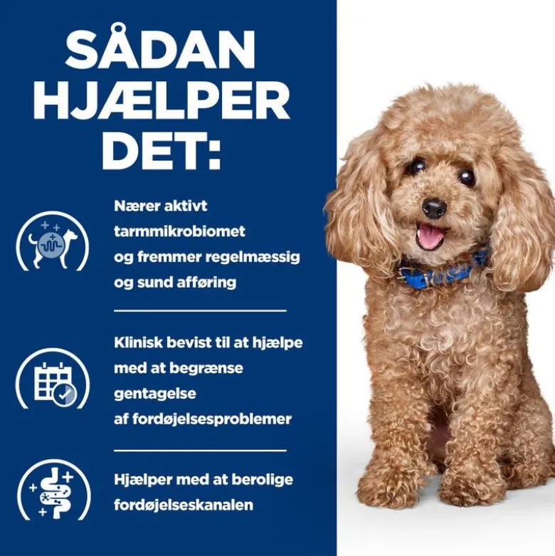 Hill's Prescription Diet Gastrointestinal Biome Mini hundefoder med kylling