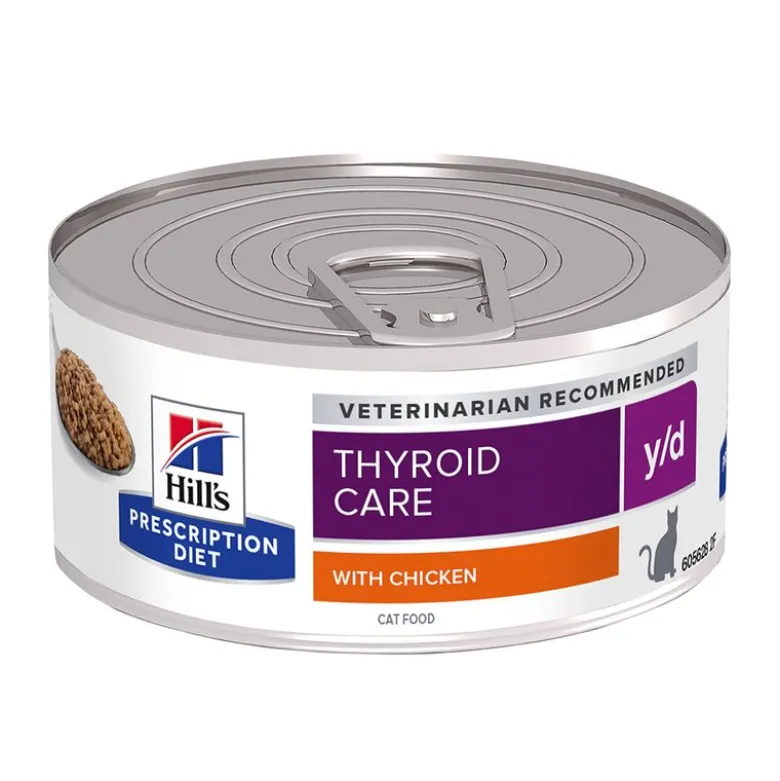 Hill's Prescription Diet y/d Thyroid Care kattemad med kylling