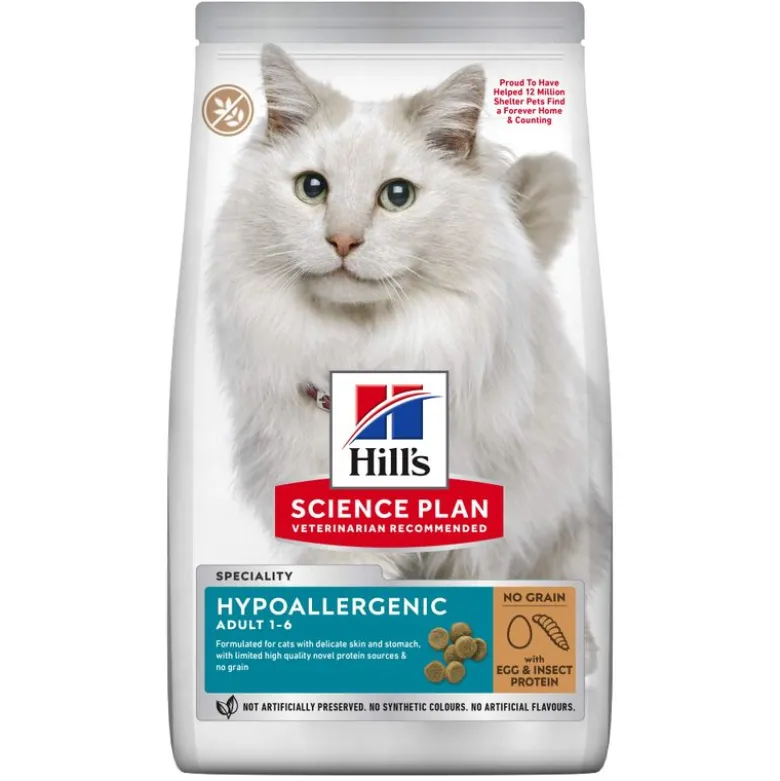 Hill's Science Plan Hypoallergenic Adult Kornfri med æg & insektprotein