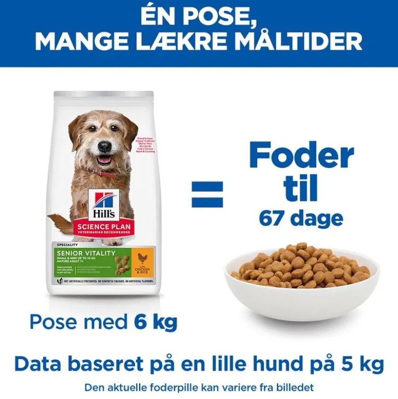 Hill's Science Plan Mature Adult 7+ Senior Vitality Small & Mini Kylling