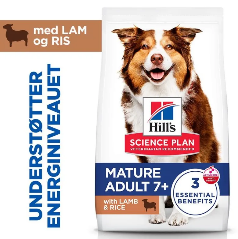 Hill's Science Plan Mature Adult 7+ Medium med lam & ris
