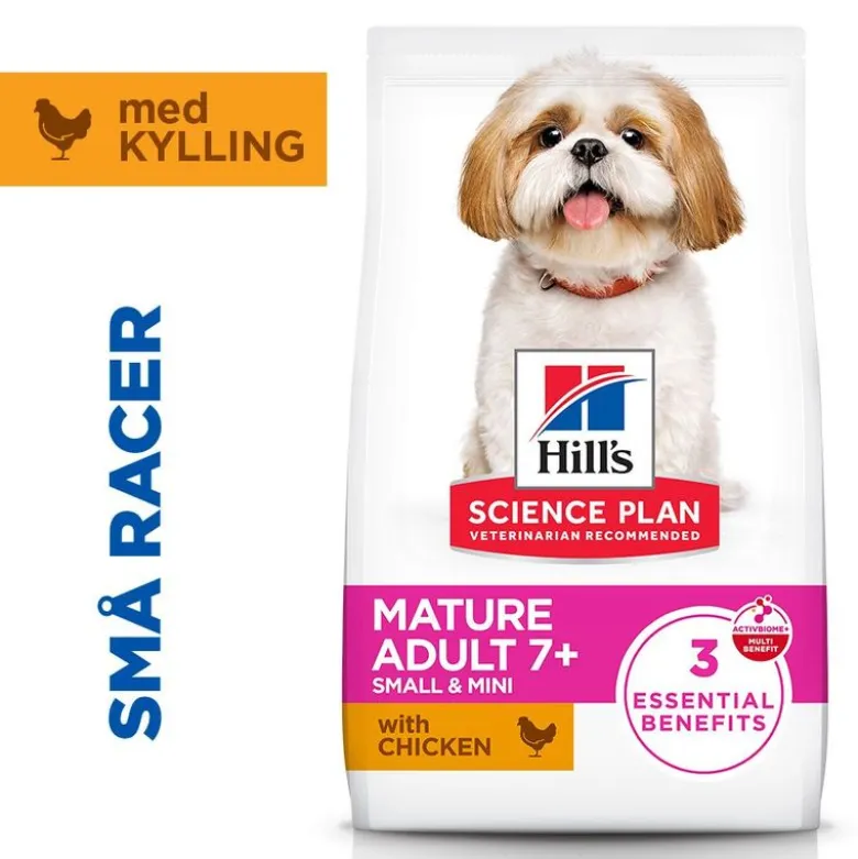Hill's Science Plan Mature Adult 7+ Small & Mini med kylling