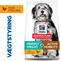 Hill's Science Plan Perfect Weight & Active Mobility Adult 1+ Medium Kylling