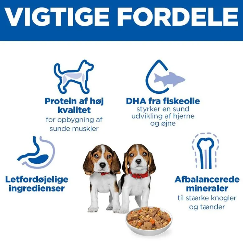 Hill's Science Plan Puppy Kyllingegryde med grøntsager
