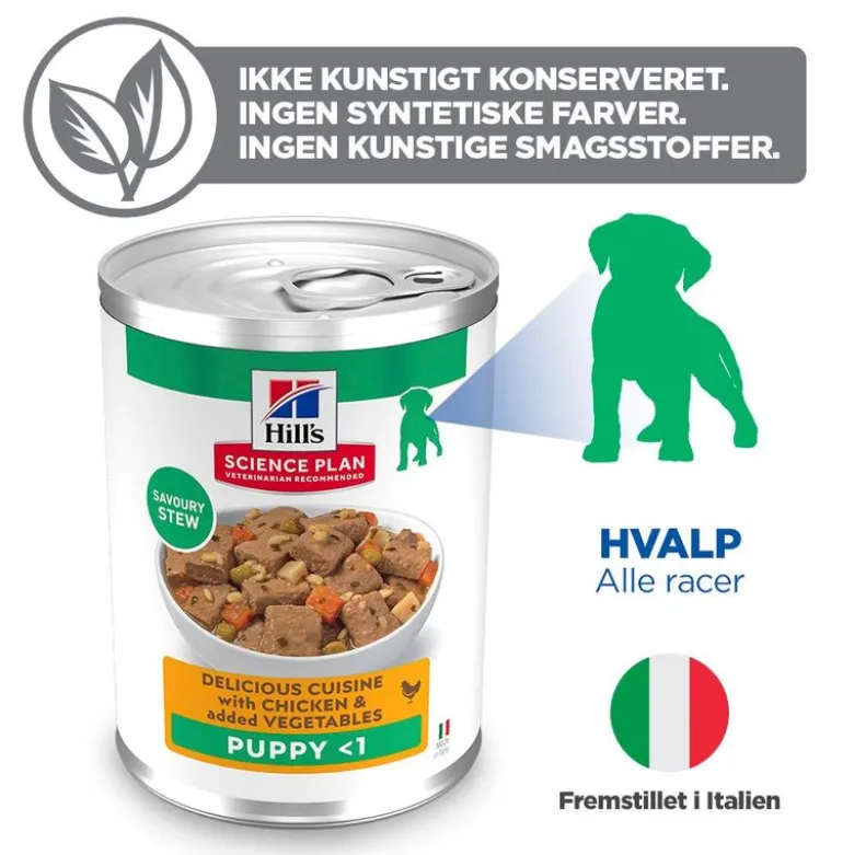 Hill's Science Plan Puppy Kyllingegryde med grøntsager