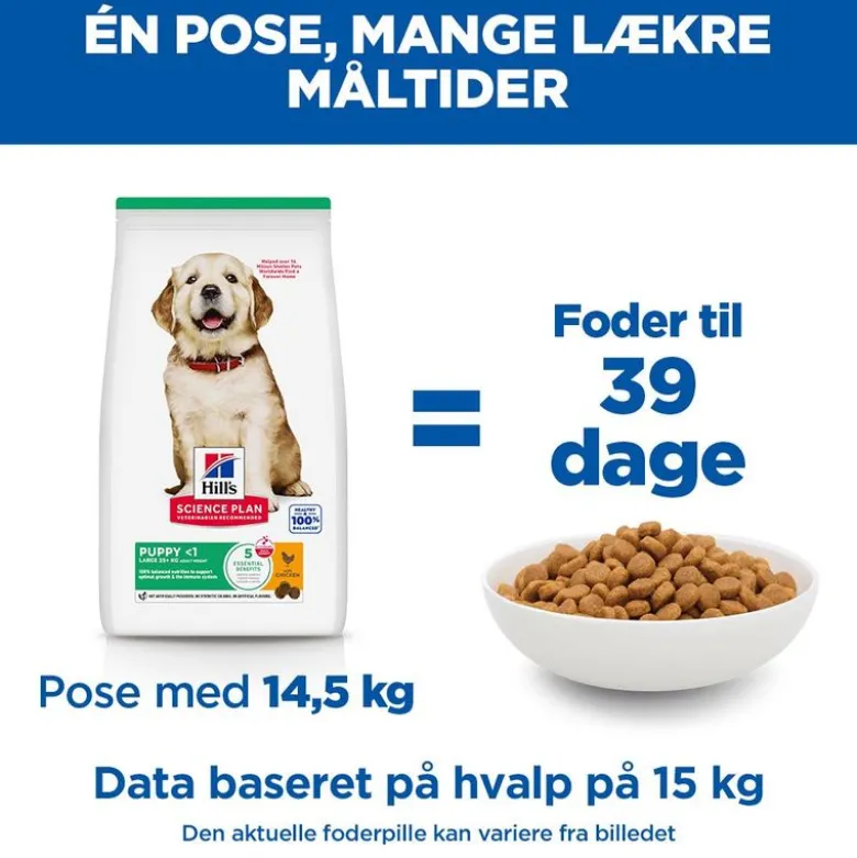 Hill's Science Plan Puppy <1 Large med kylling