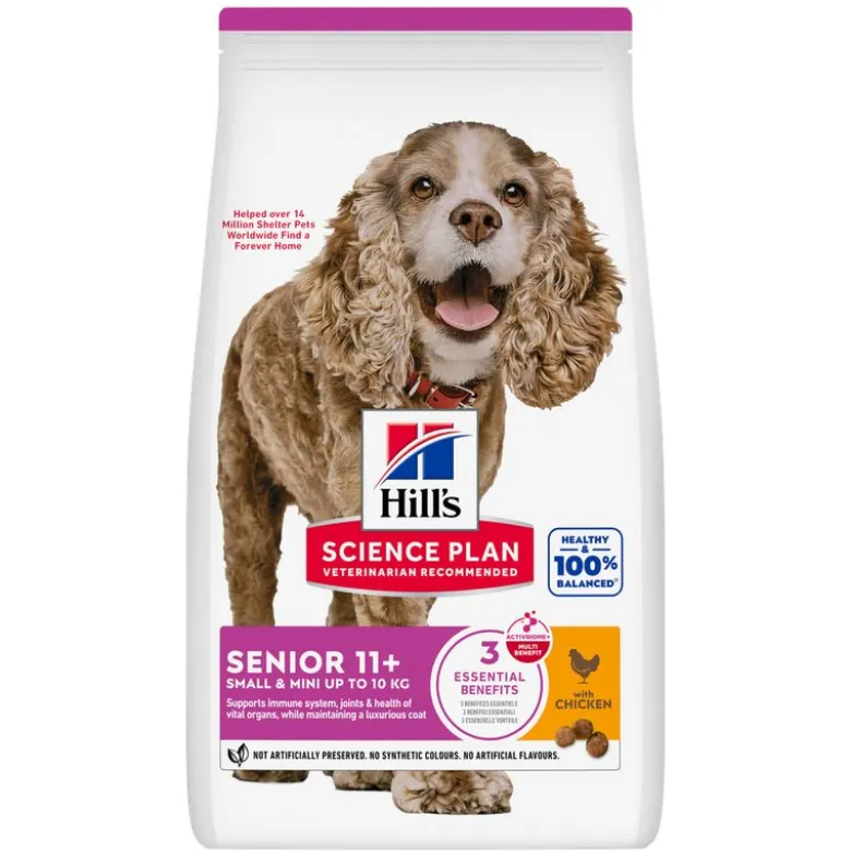 Hill's Science Plan Senior 11+ Small & Mini med kylling