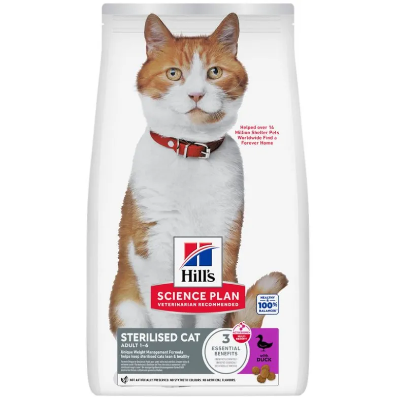 Hill's Science Plan Sterilised Cat Adult 1-6 And