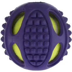 Hundelegetøj Gummi-tennisbold 2i1