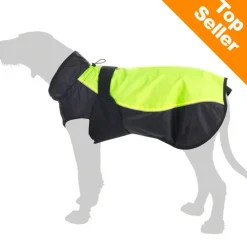 Hunde-regnjakke Illume Nite Neon