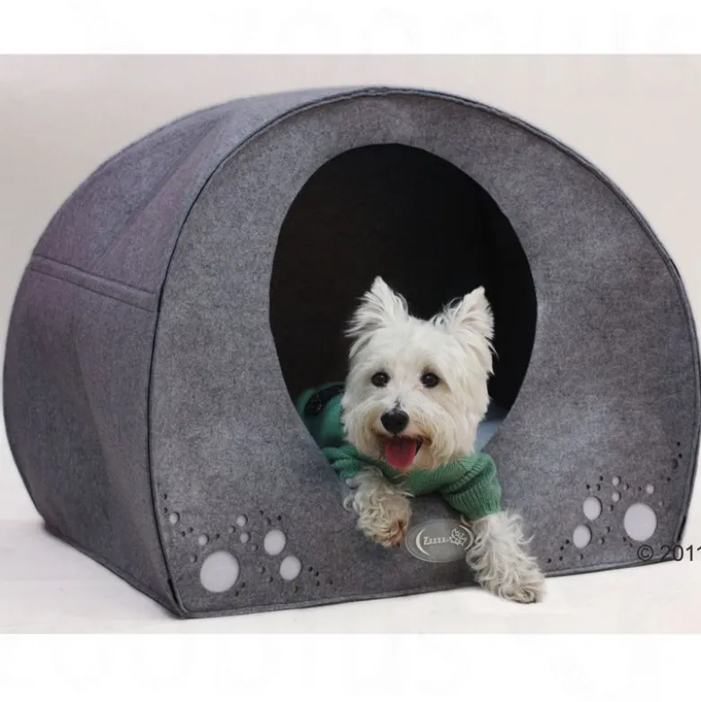 Hunde-wigwam af filt