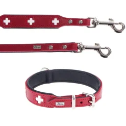HUNTER kombisæt: Halsbånd Swiss + hundesnor Swiss