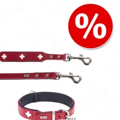 HUNTER kombisæt: Halsbånd Swiss + hundesnor Swiss