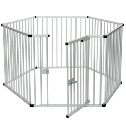 Hvalpeløbegård af aluminium