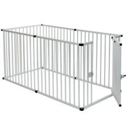 Hvalpeløbegård af aluminium