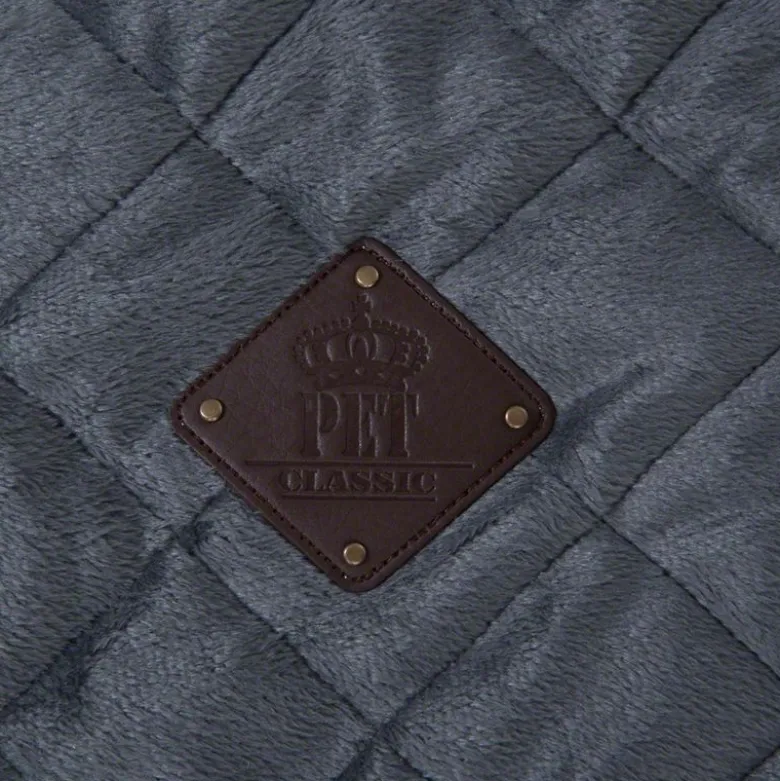 Hyggetæppe Velvet granit