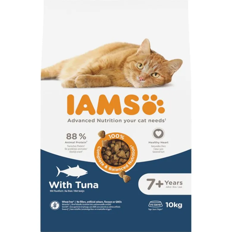 IAMS Advanced Nutrition Senior Kat 7+ med tun