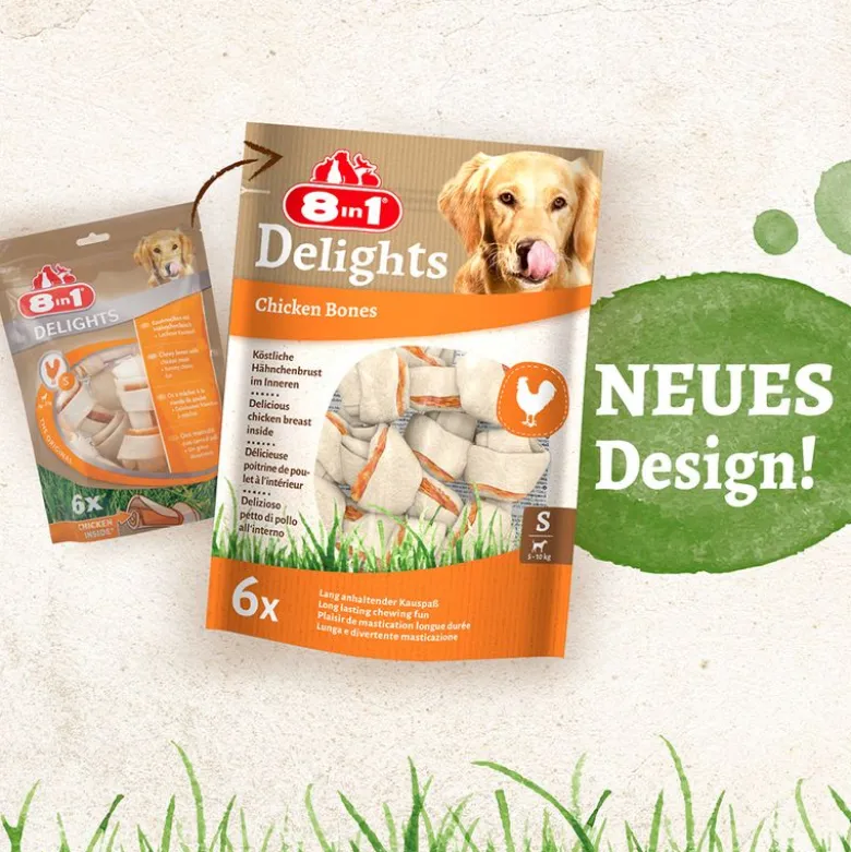 8in1 Delights tyggeknogle kylling