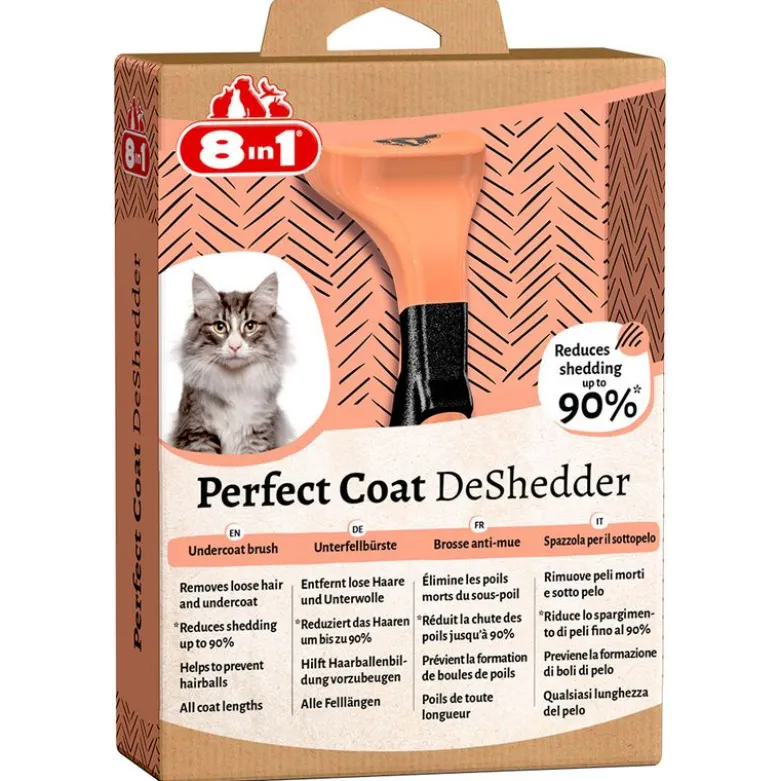 8in1 Perfect Coat DeShedder til katte