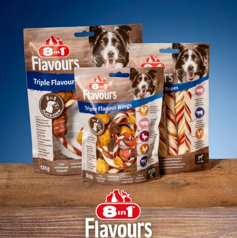 8in1 Ringe med Triple Flavour