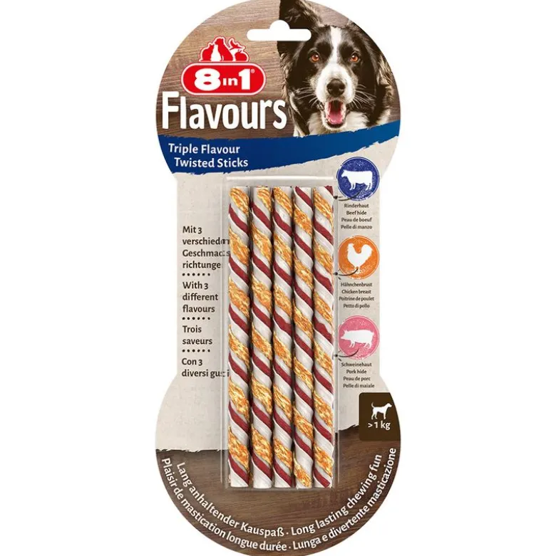 8in1 Triple Flavour Twisted tyggepind