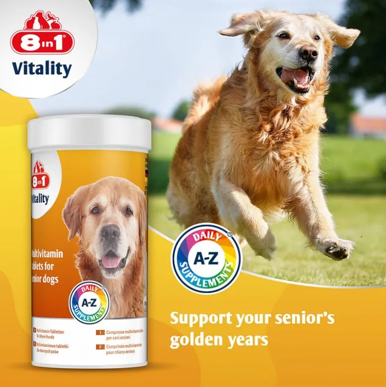 8in1 Vitality Multivitamintabletter Senior