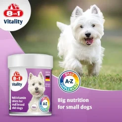 8in1 Vitality multivitamintabletter til små racer