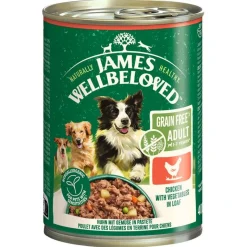 James Wellbeloved Adult Dog Grain Free Hypoallergenic kylling i paté