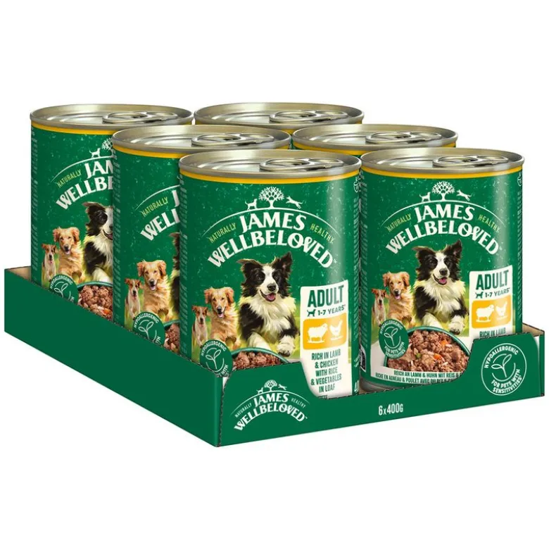 James Wellbeloved Adult Dog Hypoallergenic lam & kylling i paté