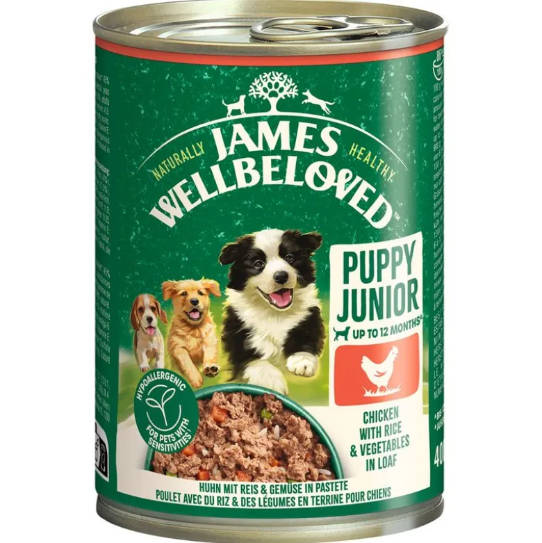 James Wellbeloved Junior Dog Hypoallergenic kylling i paté