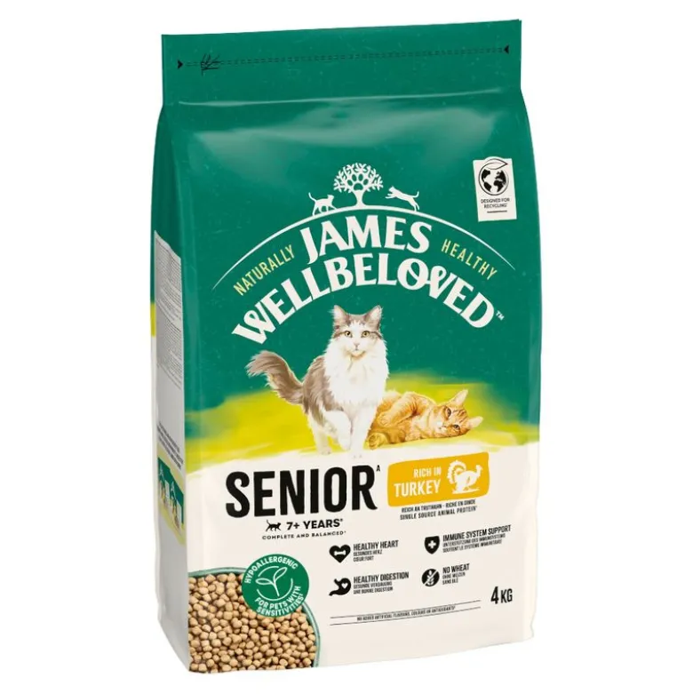 James Wellbeloved Senior Cat Hypoallergenic Kalkun & Ris