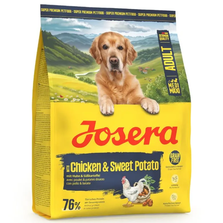 Josera Medi/Maxi Adult Kylling & Sød kartoffel
