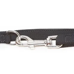 JULIUS-K9® gummieret dobbeltsnor - sort