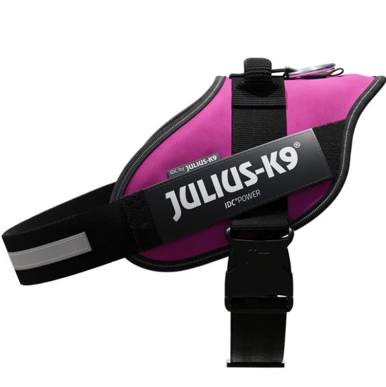 Julius-K9 IDC hundesele, mørk pink