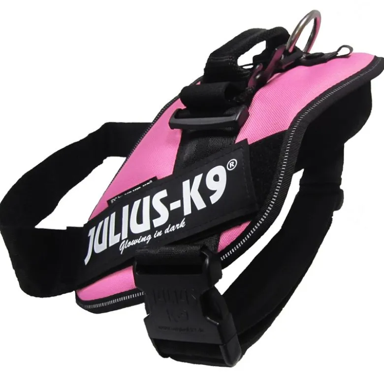 Julius-K9 IDC hundesele, mørk pink