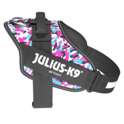 JULIUS-K9 IDC® powersele, lyserød & grå