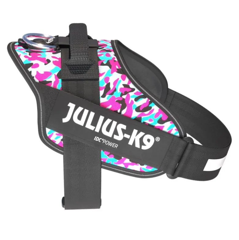JULIUS-K9 IDC® powersele, lyserød & grå