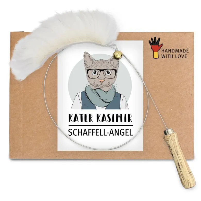 Kater Kasimir Drillepind med fårepels